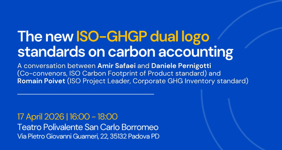 The new ISO-GHGP dual logo standards on carbon accounting
